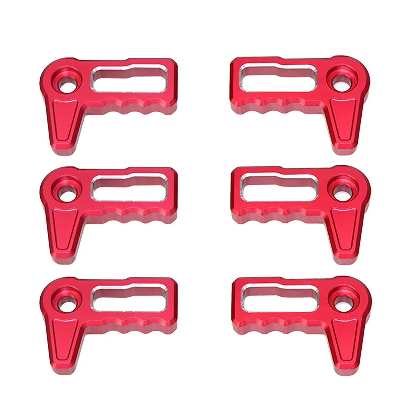 (6pcs/set) Top Roof Switch Handle pour 2018-2022 Jeep Wrangler JL (rouge/noir)