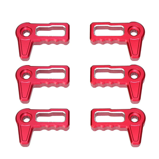 (6pcs/set) Top Roof Switch Handle pour 2018-2022 Jeep Wrangler JL (rouge/noir)
