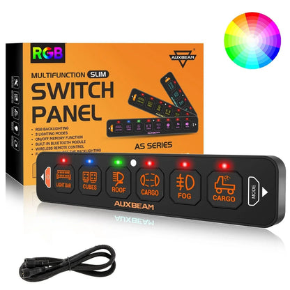 AS-R60 RGB Slim panneau de commande, modes bascule / momentané / impulsion (sortie simple) – vue 8 – NOVADOMIO