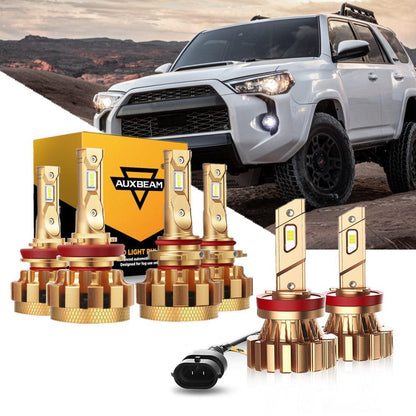 Kit d’ampoules LED feux de route/croisement F-16 Plus série CAN-bus intégré 14 000 lm pour Toyota 4Runner 2010–2020 – vue 15