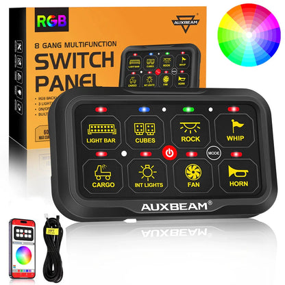 AR-820 RGB panneau de commande avec APP, modes bascule / momentané / impulsion (sortie double) – vue 9 – NOVADOMIO
