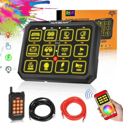 AC série 8/12 voies RGB panneau de commande avec APP&télécommande, modes bascule / momentané / impulsion – vue 19 – NOVADOMIO