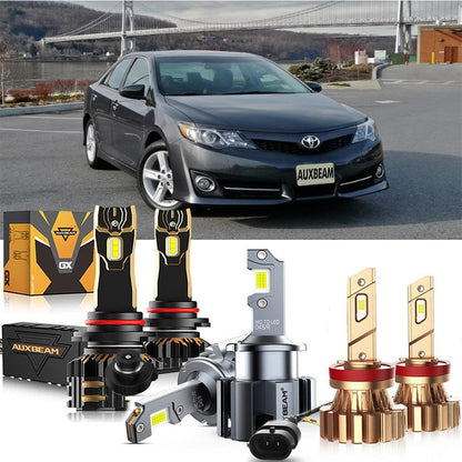 pour 2012-2014 Toyota Camry 9005 D4S Ampoules de phare LED Bundle – vue 21 – NOVADOMIO