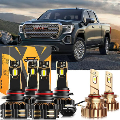 pour 2003-2006 GMC Sierra 1500 9005 Ampoules de phare LED Bundle – vue 10 – NOVADOMIO