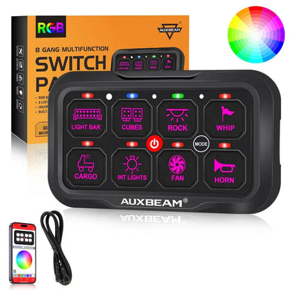 AUXBEAM AR-800 RGB panneau de commande, tout-terrain contrôleur – vue 8 – NOVADOMIO