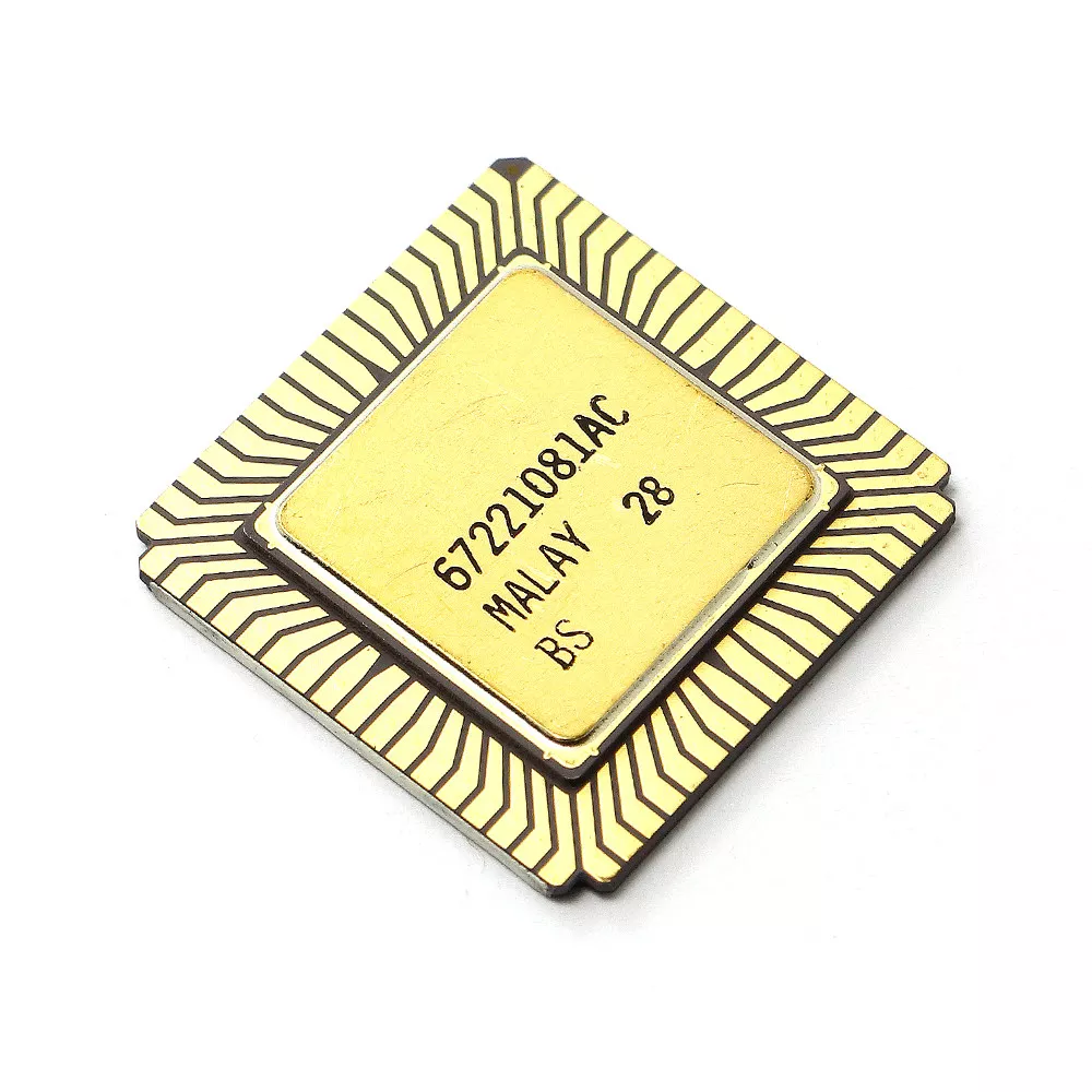 Package R80188 : LCC ; Microprocesseur 8 bits à haute intégration – vue 2