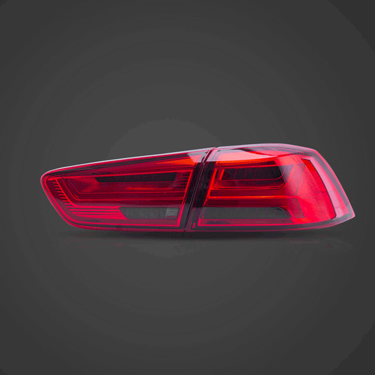 LED bloc de feux arrière avec séquentiel clignotant pour 2008–2017 Mitsubishi Lancer & EVO X – vue 2 – NOVADOMIO