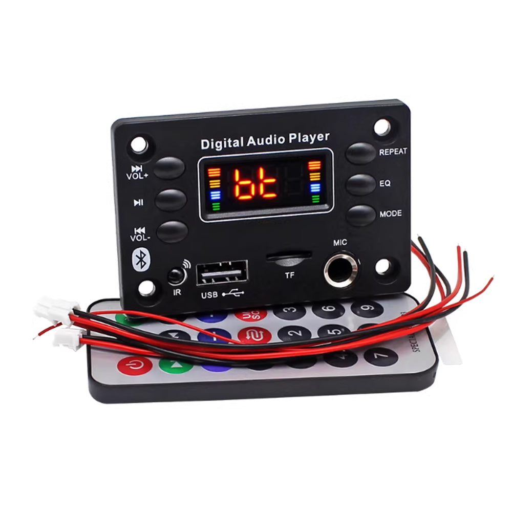 D136BT Bluetooth lecteur MP3 haut-parleur module MP3 carte décodeur avec Microphone – vue principale