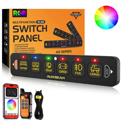 AS-600 RGB Slim panneau de commande avec APP&télécommande, modes bascule / momentané / impulsion (sortie simple) – vue 13