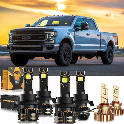 pour 2020 Ford F-250 Super Duty H13 Ampoules de phare LED Bundle – vue 23 – NOVADOMIO