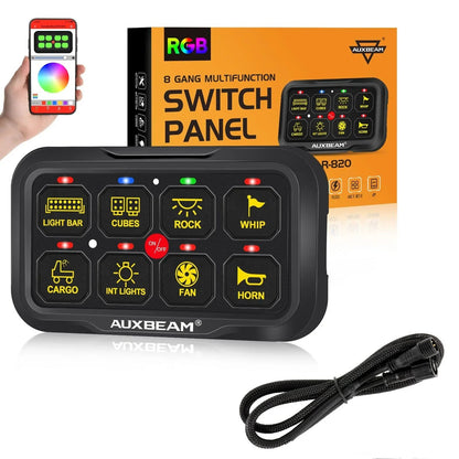 AR série 6/8 voies LED panneau de commande, tout-terrain contrôleur – vue 24 – NOVADOMIO