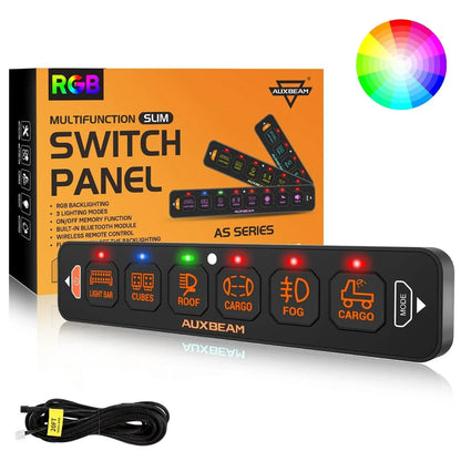 AS-R60 RGB Slim panneau de commande, modes bascule / momentané / impulsion (sortie simple) – vue 9 – NOVADOMIO