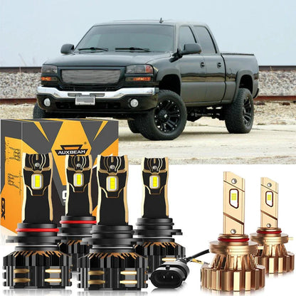 pour 2007 GMC Sierra 2500 HD Classic 9005 9006 Ampoules de phare LED – vue 22 – NOVADOMIO