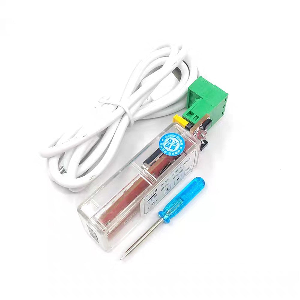 Adaptateur USB CAN multifonctionnel USB-CAN 5K-1M Débit en bauds 12 M / S CAN2.0 A / B Prise en charge du décodage…
