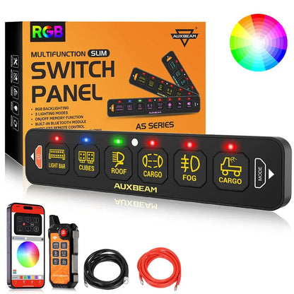 AS-600 RGB Slim panneau de commande avec APP&télécommande, modes bascule / momentané / impulsion (sortie simple) – vue 14