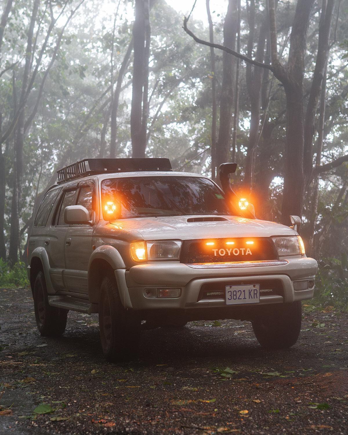 CUBE-Z série 4 Inch Projecteurs LED compacts tout-terrain avec blanc DRL & orange clignotant Lights – vue 5