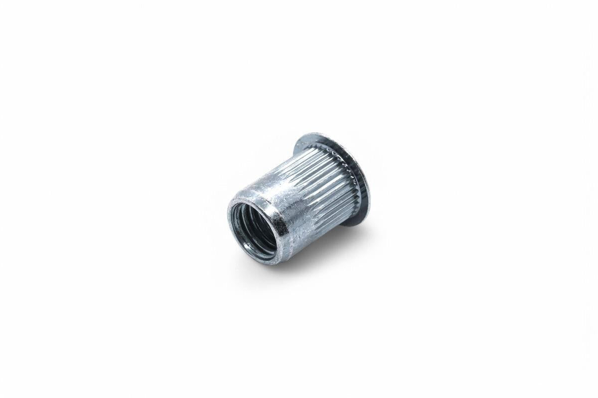 M12 x 1 75 large bride knurled rivet écrou acier zinc plated – Darkside Developments