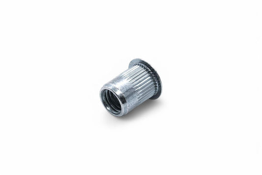 M12 x 1 75 large bride knurled rivet écrou acier zinc plated – Darkside Developments