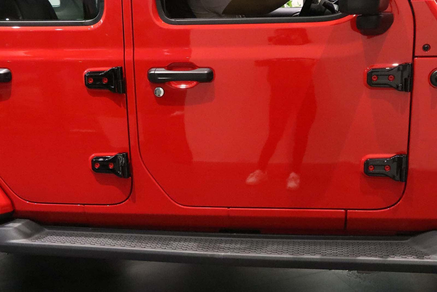 (8pcs/set) Door Hinge Shell pour Jeep Wrangler JL 2018-2022 (noir/ rouge/ Silver) – vue 9