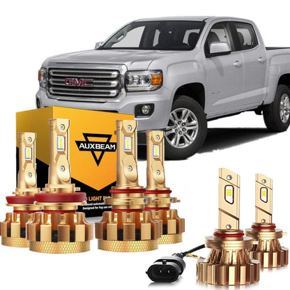 Kit d’ampoules LED feux de route/croisement F-16 Plus série CAN-bus intégré 14 000 lm pour GMC Canyon 2015–2019 – vue 15