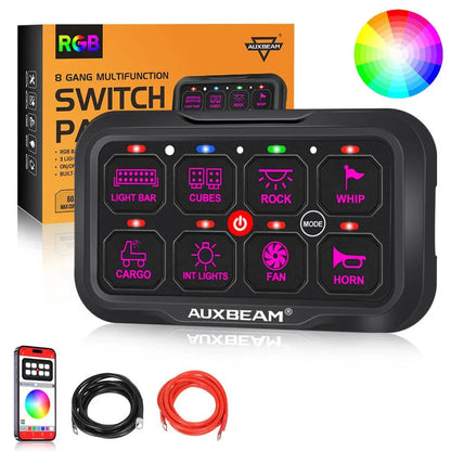 AUXBEAM AR-800 RGB panneau de commande, tout-terrain contrôleur – vue 11 – NOVADOMIO