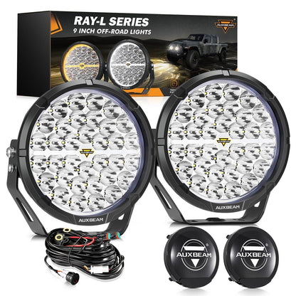 RAY-L série | 9 pouces 318W 34180LM Dual DRL Offroad Projecteurs LED longue portée – vue 10 – NOVADOMIO