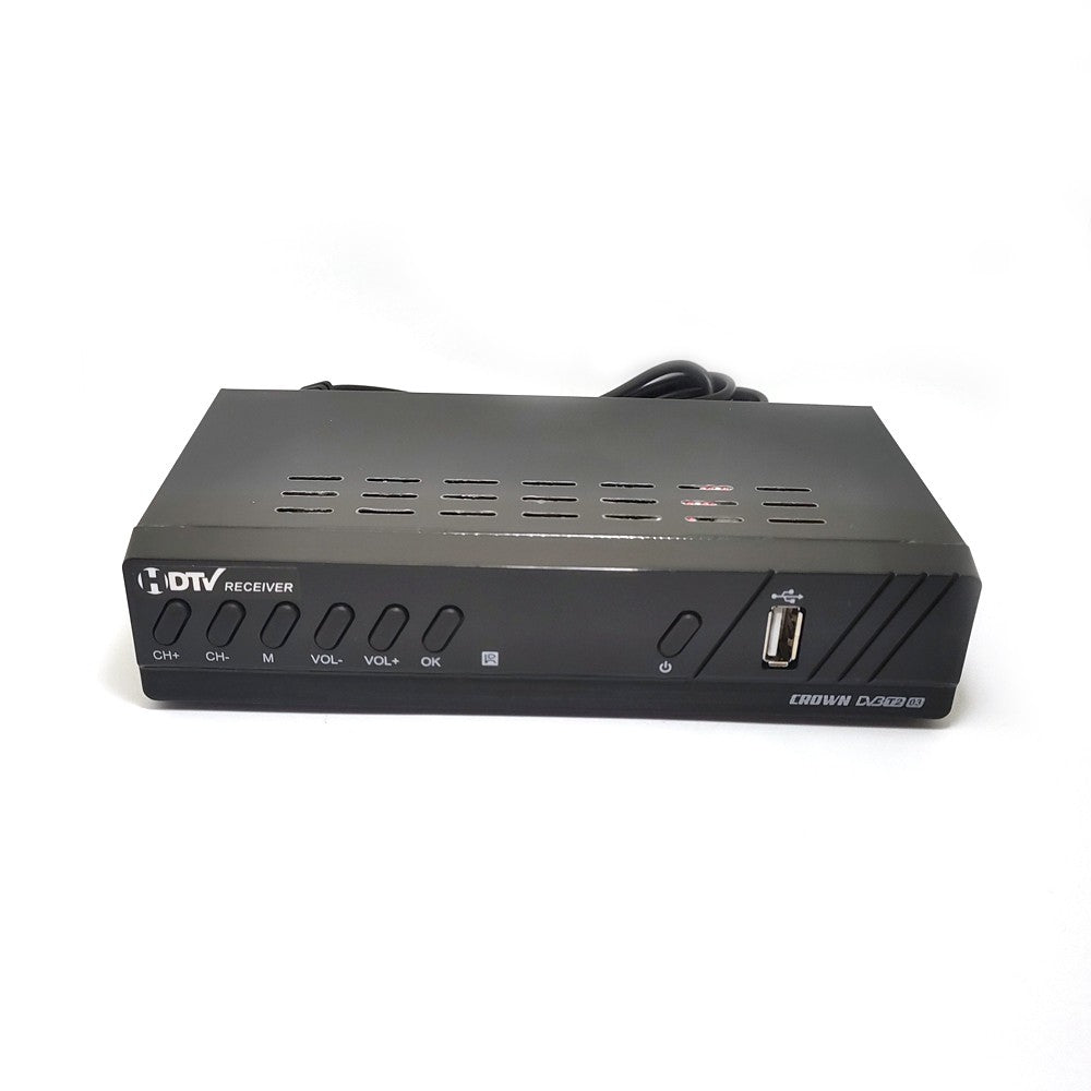 Diffusion vidéo numérique DVB-T2 HD AC 100 V-240 V – vue principale