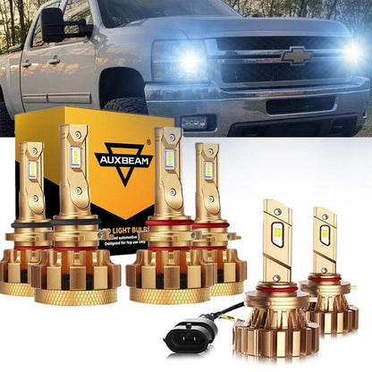 pour 2003-2006 Chevrolet Silverado 2500 HD F-16 Plus série CANbus intégré qualité automobile 14000LM Ampoules LED kit feux de