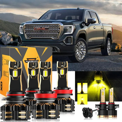 pour 2007 GMC Sierra 1500 9005 H11 Ampoules de phare LED Bundle – vue 10 – NOVADOMIO
