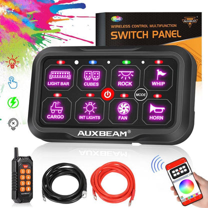 AC série 8/12 voies RGB panneau de commande avec APP&télécommande, modes bascule / momentané / impulsion – vue 20 – NOVADOMIO