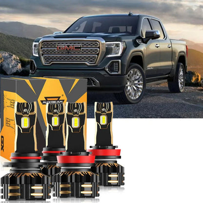 pour 2007 GMC Sierra 1500 9005 H11 Ampoules de phare LED Bundle – vue 11 – NOVADOMIO