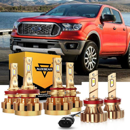 Kit d’ampoules LED feux de route/croisement F-16 Plus série CAN-bus intégré 28 000 lm pour 2020 Ford RANGER 2019 – vue 15