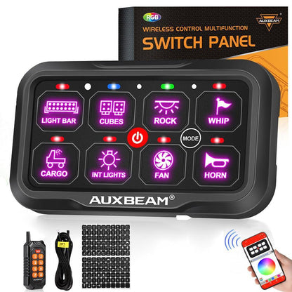 AC-800 RGB panneau de commande avec APP&télécommande, modes bascule / momentané / impulsion – vue 7 – NOVADOMIO