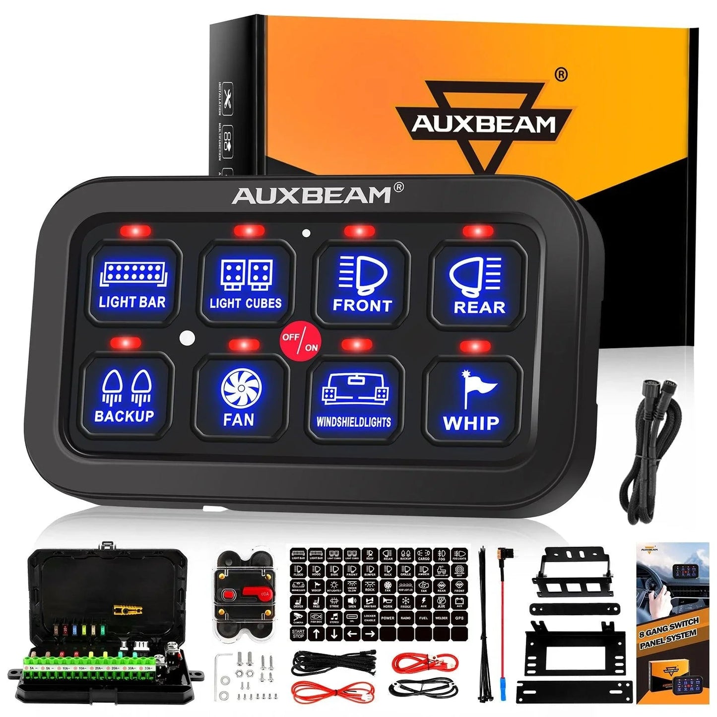 Single série 6/8 voies LED panneau de commande,tout-terrain Controller – vue 24