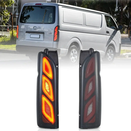 LED bloc de feux arrière W/Animation DRL pour 2005-2018 Toyota Hiace 5th Gen (H200）