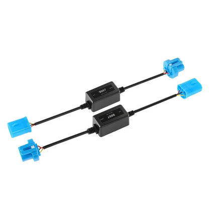 9007/HB5 C10-MODEL Enhanced Ampoules de phare LED CAN-bus Decoder anti-scintillement Hyper Flash No Warning Harness Resistor