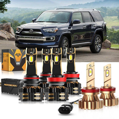 pour 2010-2020 Toyota 4Runner 9005 H11 Ampoules de phare LED Bundle – vue 26 – NOVADOMIO