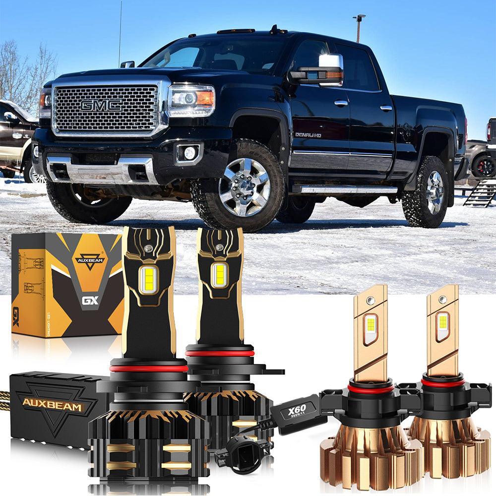 pour 2015 GMC Sierra 3500 HD 9012 Ampoules de phare LED – vue 21