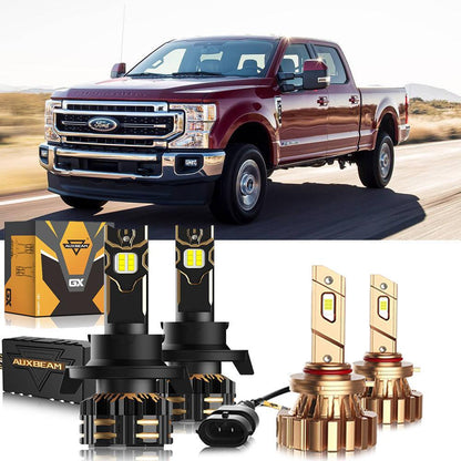 pour 2005-2010 Ford F-350 Super Duty H13 Ampoules de phare LED – vue 19 – NOVADOMIO