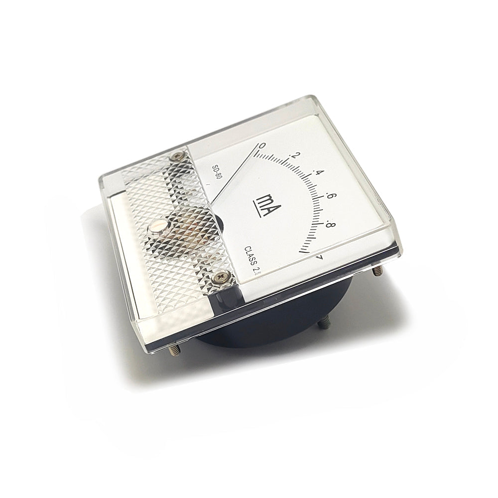 SD-80 Indicateur de panneau DC 0-1mA Classe 2.5 80x80 mm – vue principale