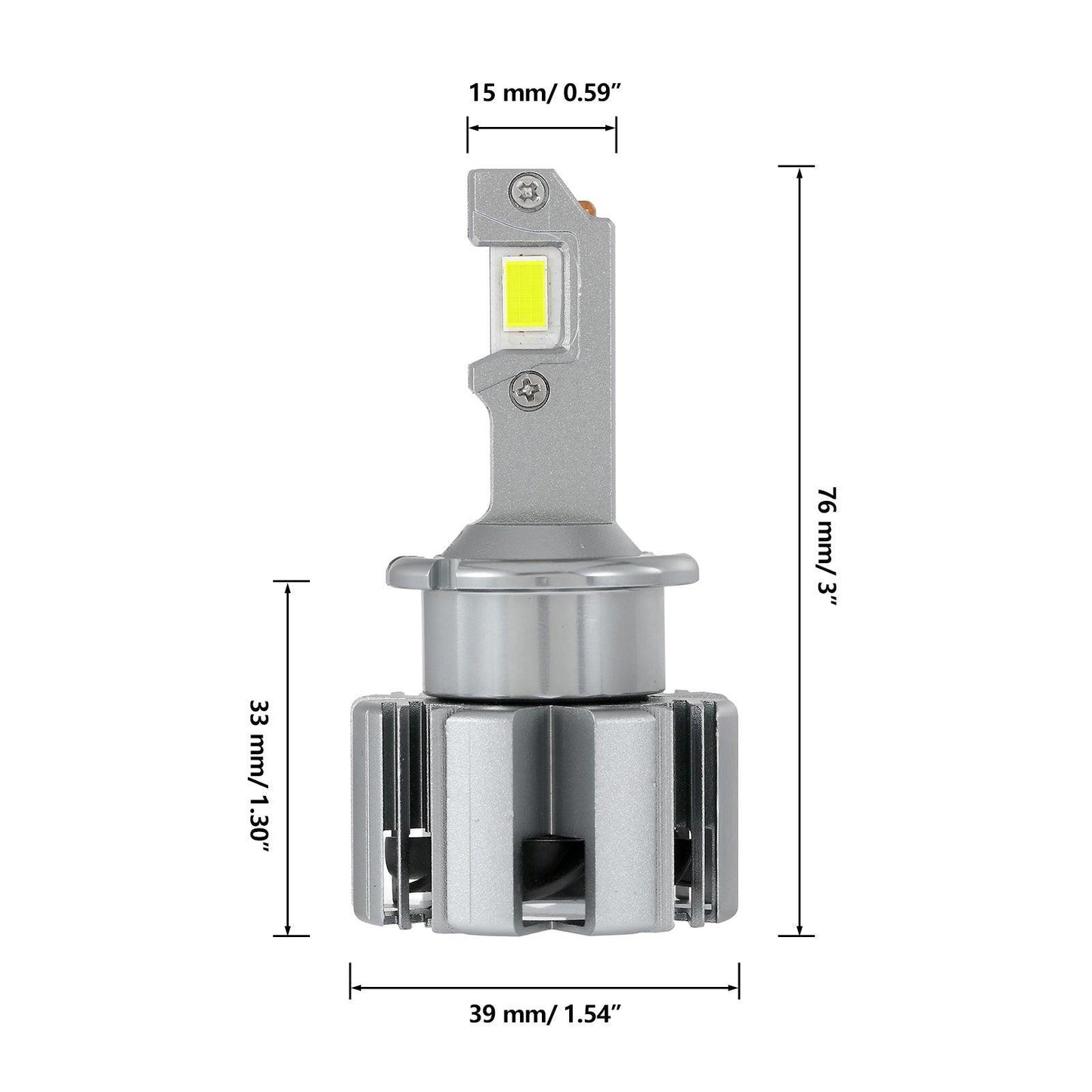 pour 2005-2009 Mercedes-Benz SLR McLaren avec HID headlamps Ampoules LED High Low Beam Bundle – vue 12