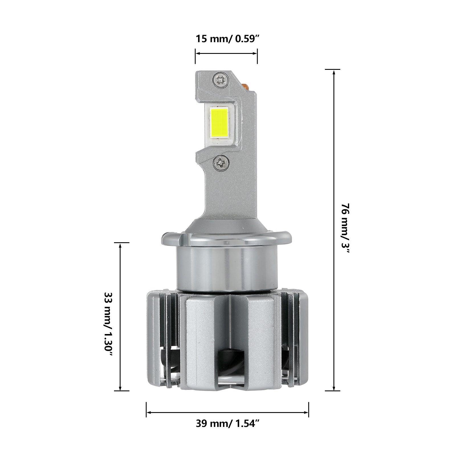 pour 2005-2009 Mercedes-Benz SLR McLaren avec HID headlamps Ampoules LED High Low Beam Bundle – vue 12