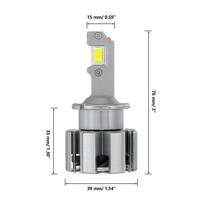 Kit d’ampoules LED feux de route/croisement pour Mercedes-Benz SLR McLaren avec phares HID 2005–2009 – vue 12 – NOVADOMIO