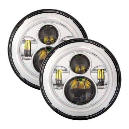 AUXBEAM 7″ LED Halo phare de remplacement pour Jeep Wrangler TJ CJ JK – vue 13 – NOVADOMIO