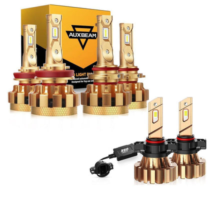 pour 2007 Chevrolet Silverado 3500 F-16 Plus série CANbus intégré qualité automobile 14000LM Ampoules LED kit feux de route /