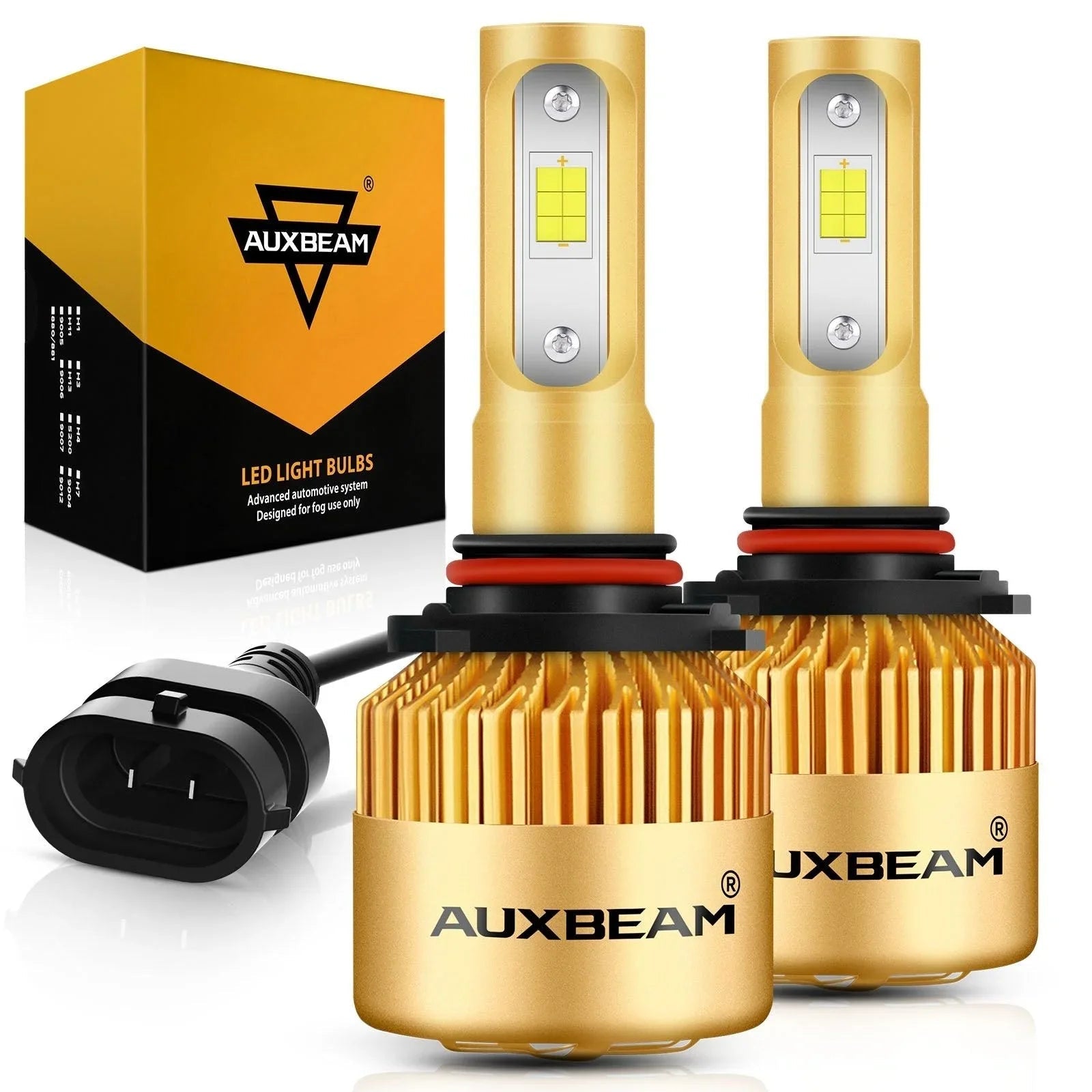 9005/HB3/H10 Ampoules de phare LED 72W 10000LM S3 série Fan Cooling 6500K blanc froid – 2 ampoules