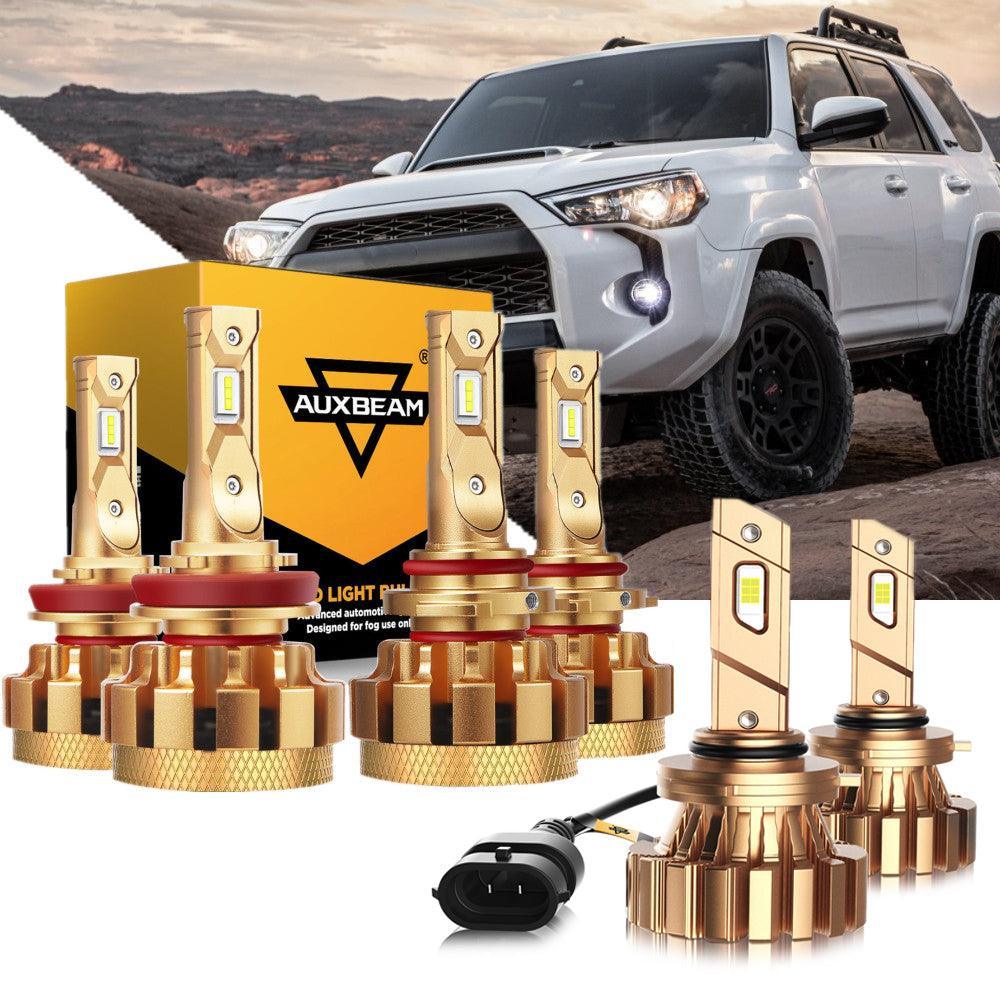 pour 2006-2009 Toyota 4Runner F-16 Plus série Built-in Canbus Automotive Grade 14000LM Ampoules LED High Low Beam Bundle – v…