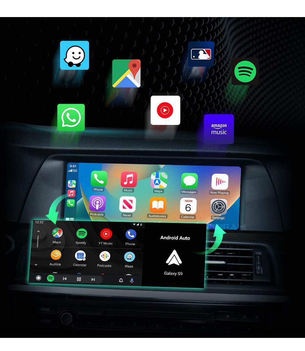 Boîtier CarPlay Android Auto Andream pour BMW MMI CIC NBT EVO X1 X3 – vue 3