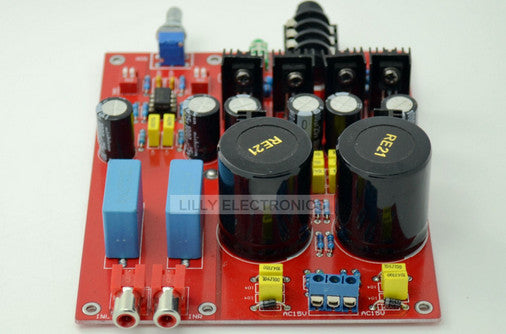 Amplificateur de casque BD139 BD140 LM833 Lehmann LM317 LM337 NOVER10000UF / 35v * 2 – vue 4