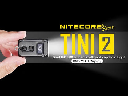 Lampe porte-clés Nitecore TINI2, 500 lm – vue 10 – NOVADOMIO